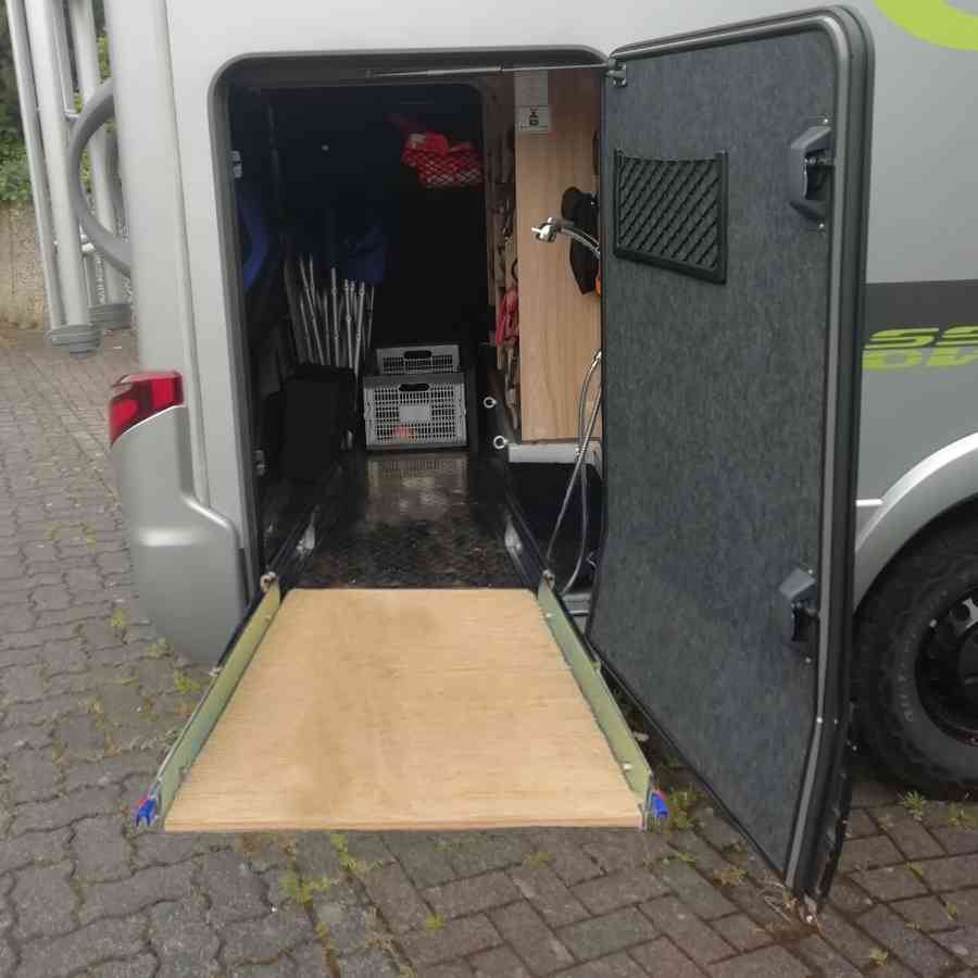 Heckgarage fürs Wohnmobil
